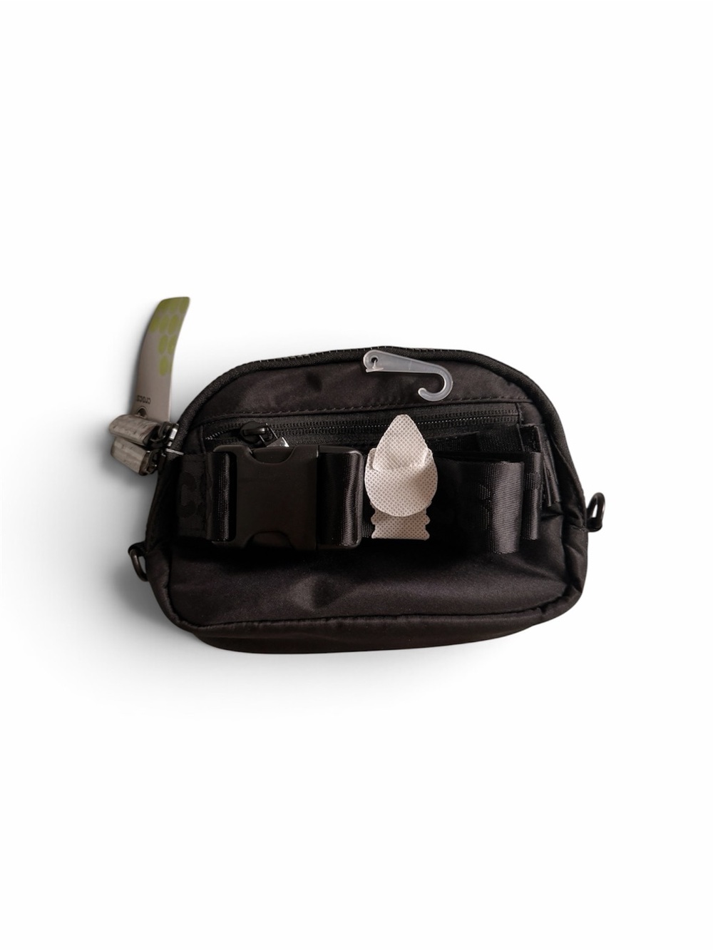 CROCS Black Crosstown Molded Belt Bag with accessories charms NWT - Picture 8 of 10